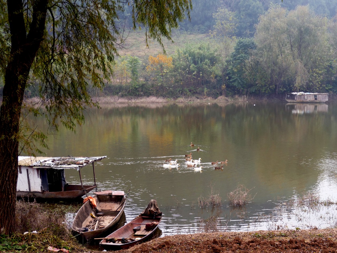 风景秀丽的安岳跑马滩水库