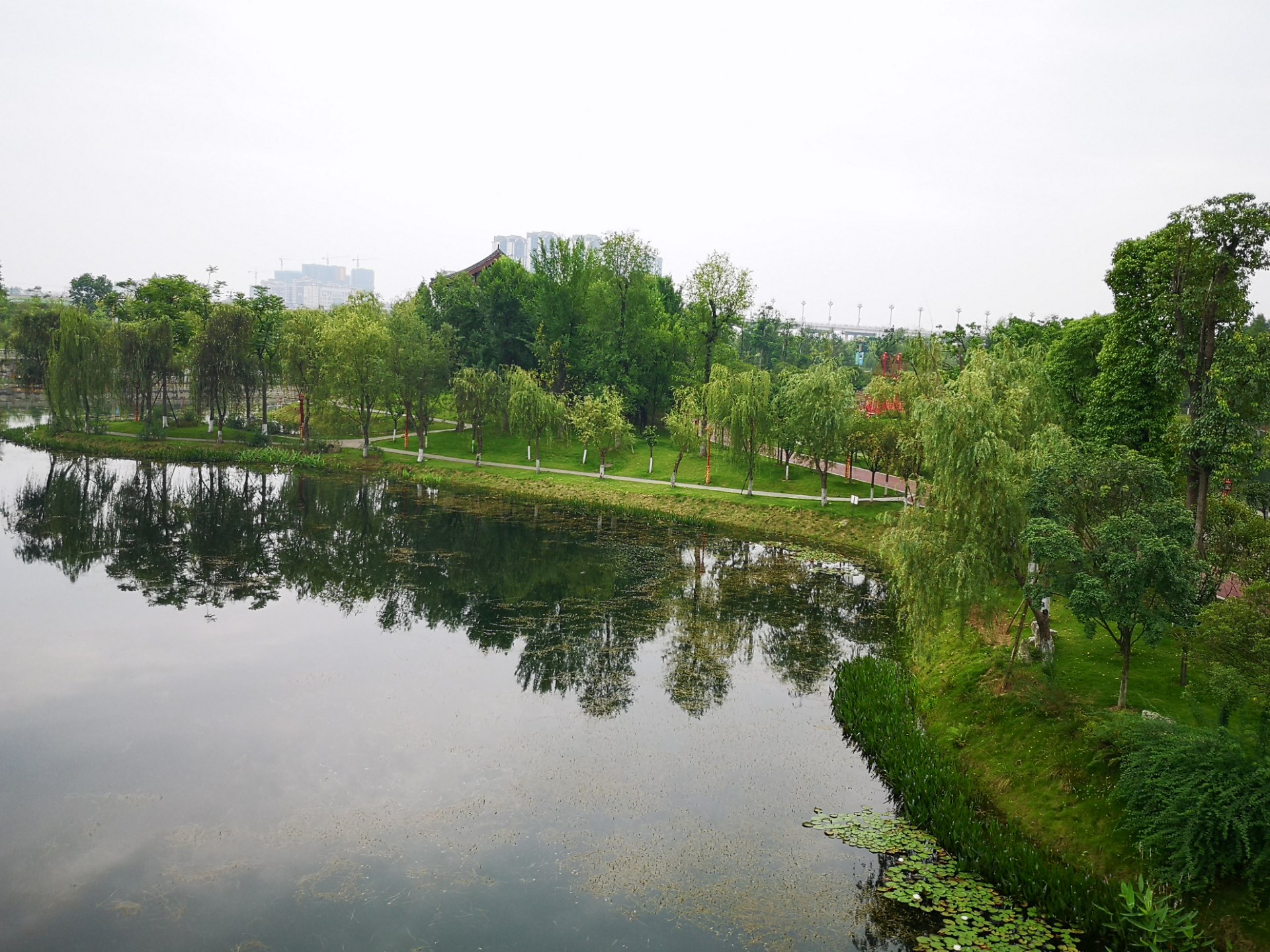 眉山苏母公园景观随拍