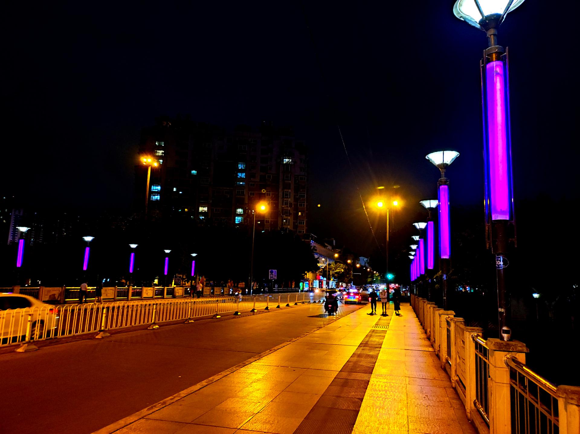 资阳西门桥的夜景你见过吗?真的很美很美!