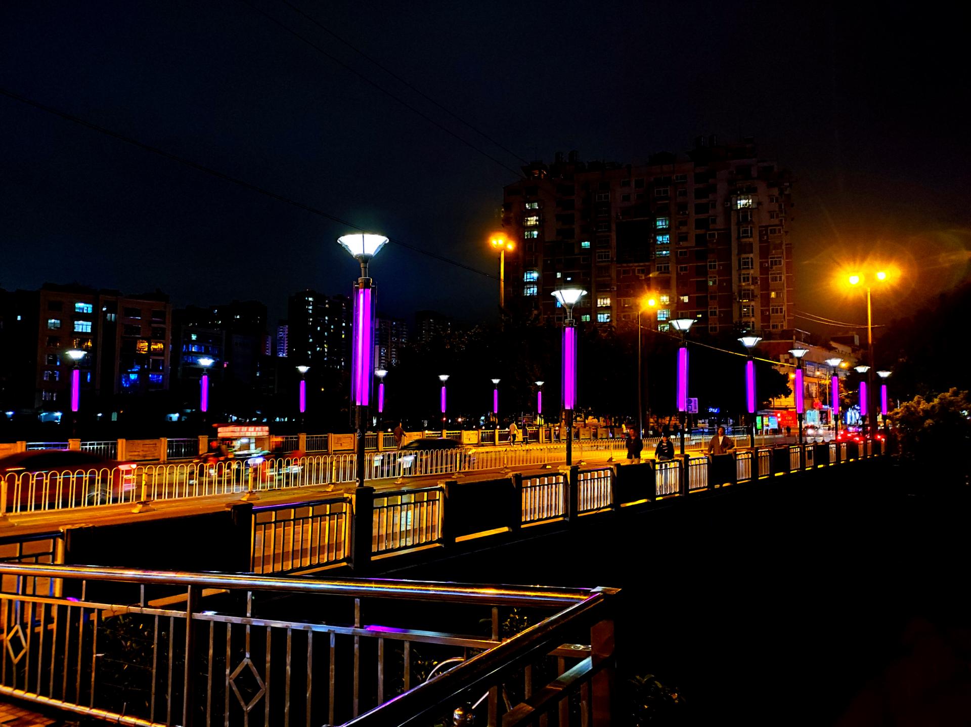 资阳西门桥的夜景你见过吗?真的很美很美!