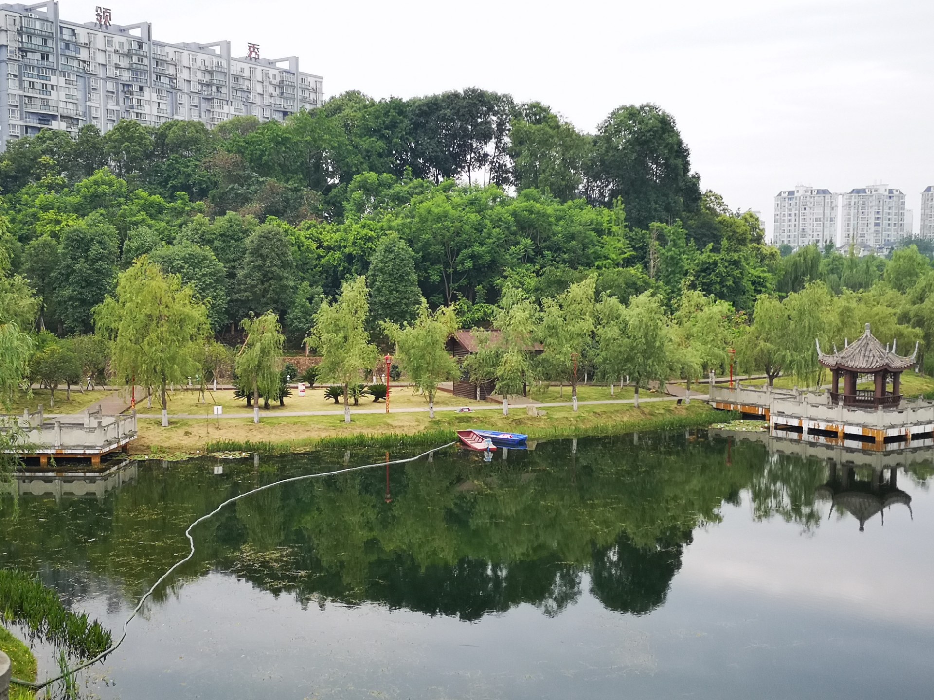 眉山苏母公园景观随拍