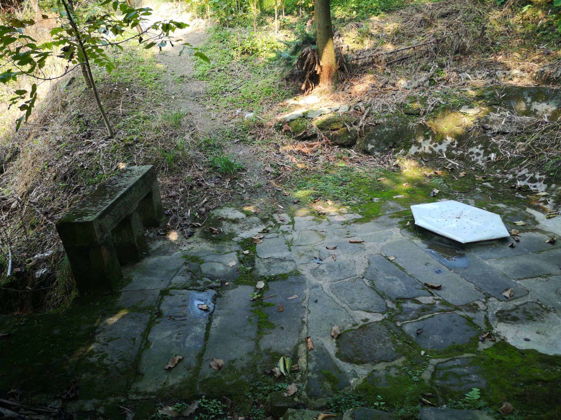 隆昌雲頂寨路邊這井水清澈透明,甘甜可口