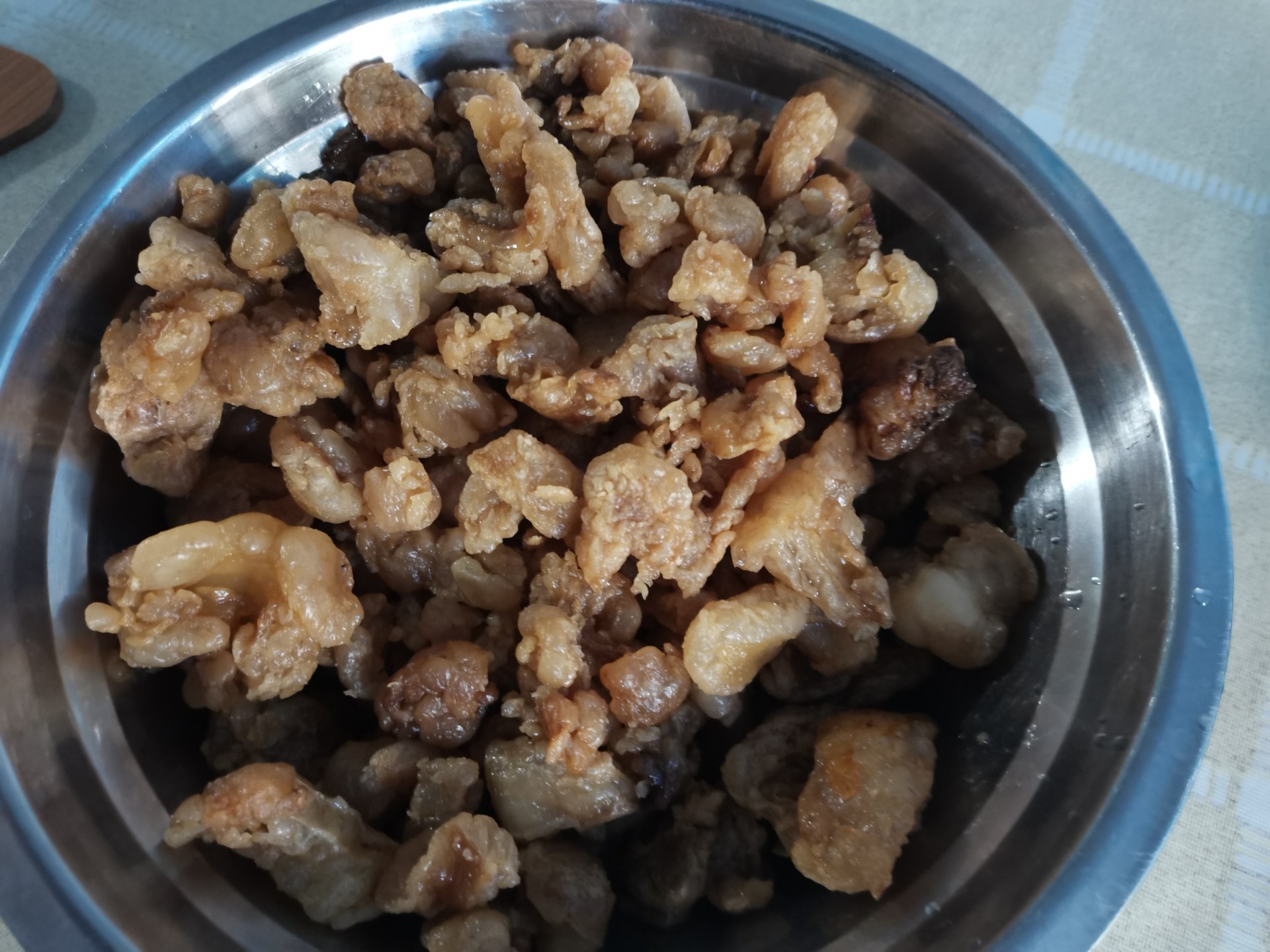 你会不会吃熬猪板油后的油渣呢?