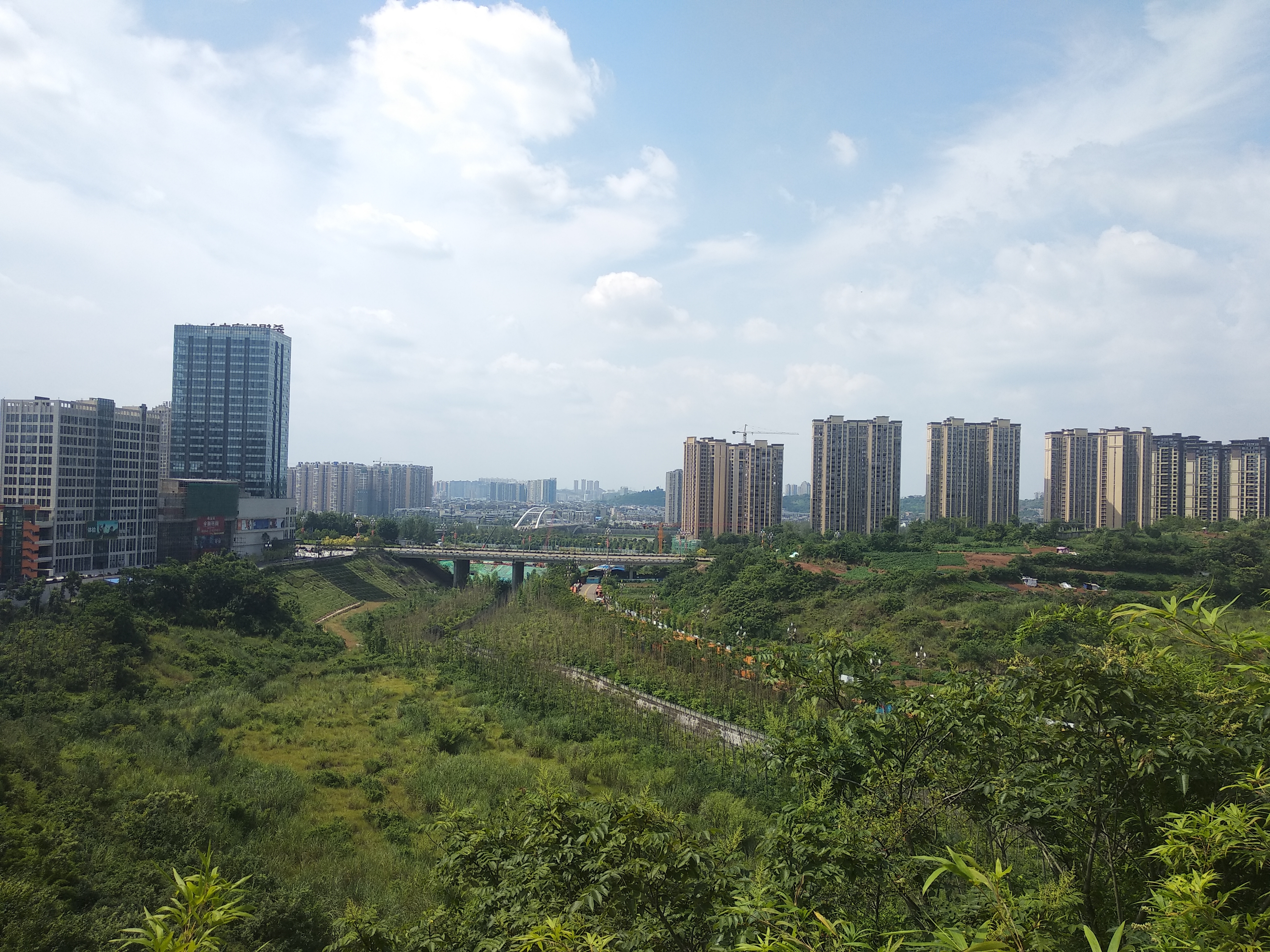 资阳字库山公园风景美美的